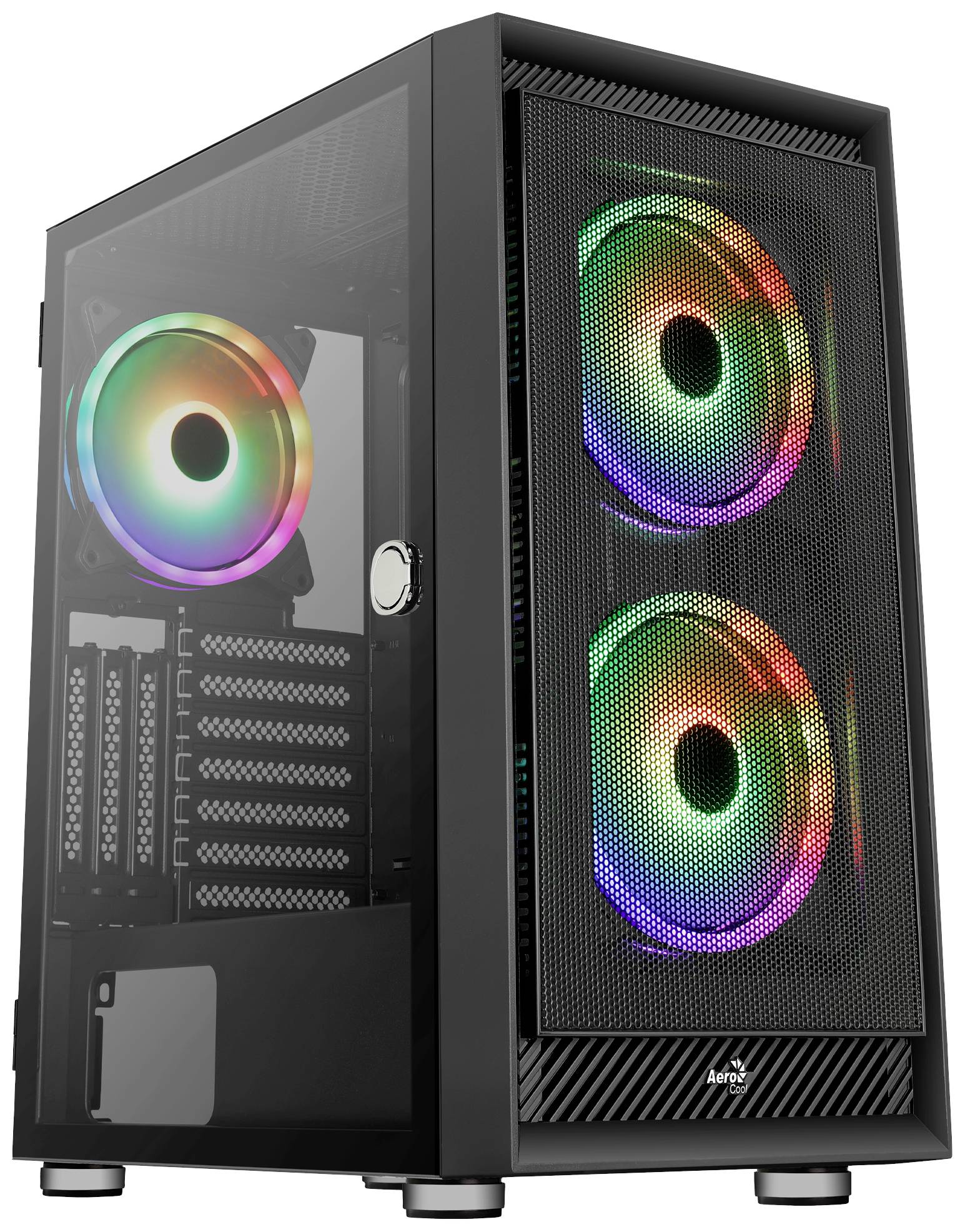 AEROCOOL Midi Graphite black v3 MicroATX/ATX/MiniITX o.N