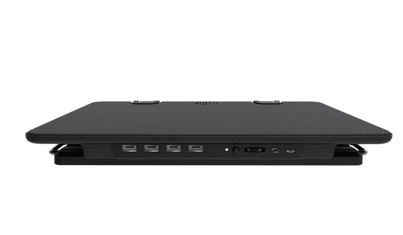 Cooler Master Notepal ERGOSTAND IV - Notebook-Lüfter - mit 4-Port-USB-Hub - 140 mm - Schwarz-2