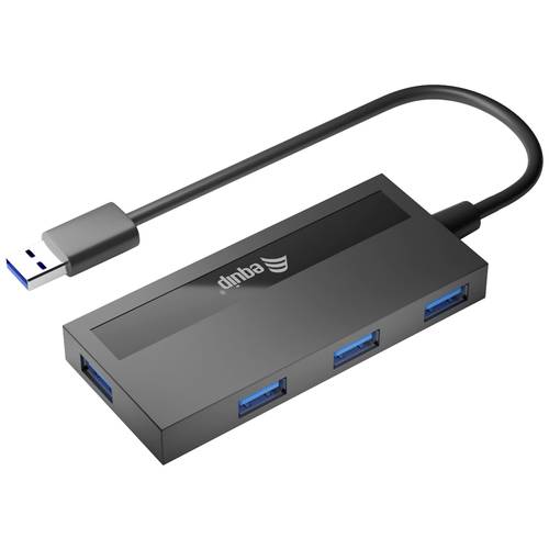 Equip 128956 4 Port USB 3.2 Gen 1-Hub (USB 3.0) Schwarz