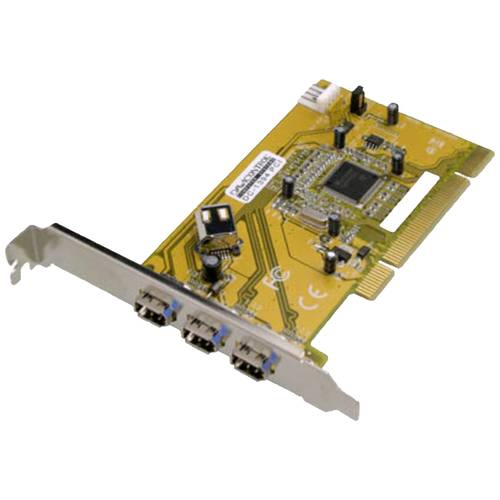 Dawicontrol DC-1394 PCI FireWire Controller 3 Port PCI-Express Karte PCI
