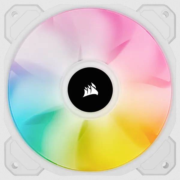 CORSAIR iCUE SP120 RGB ELITE - Gehäuselüfter - 120 mm - weiß (Packung mit 3)-4