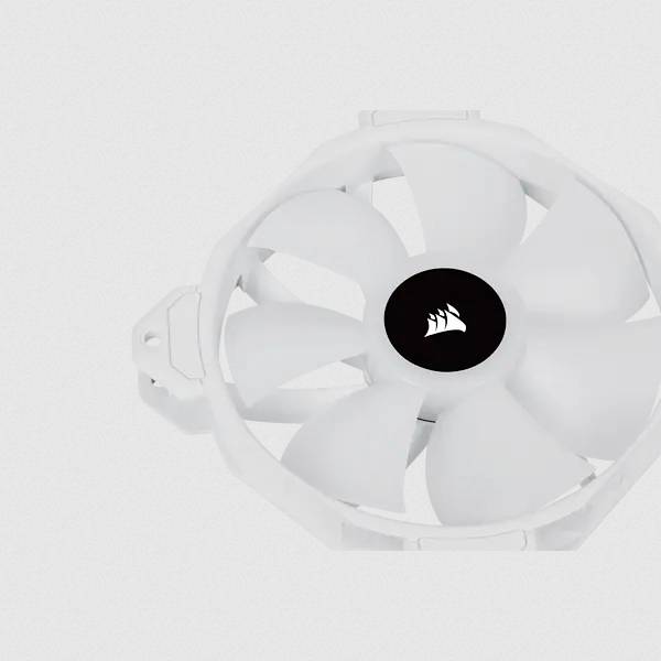 CORSAIR iCUE SP120 RGB ELITE - Gehäuselüfter - 120 mm - weiß (Packung mit 3)-8