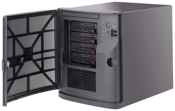 Supermicro SC721 TQ-350B - Tower - Mini-ITX 350 Watt (ATX)
