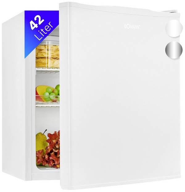 Bomann KB 7346 weiß Kühlschrank EEK: E (A - G) 42 l Standgerät Weiß