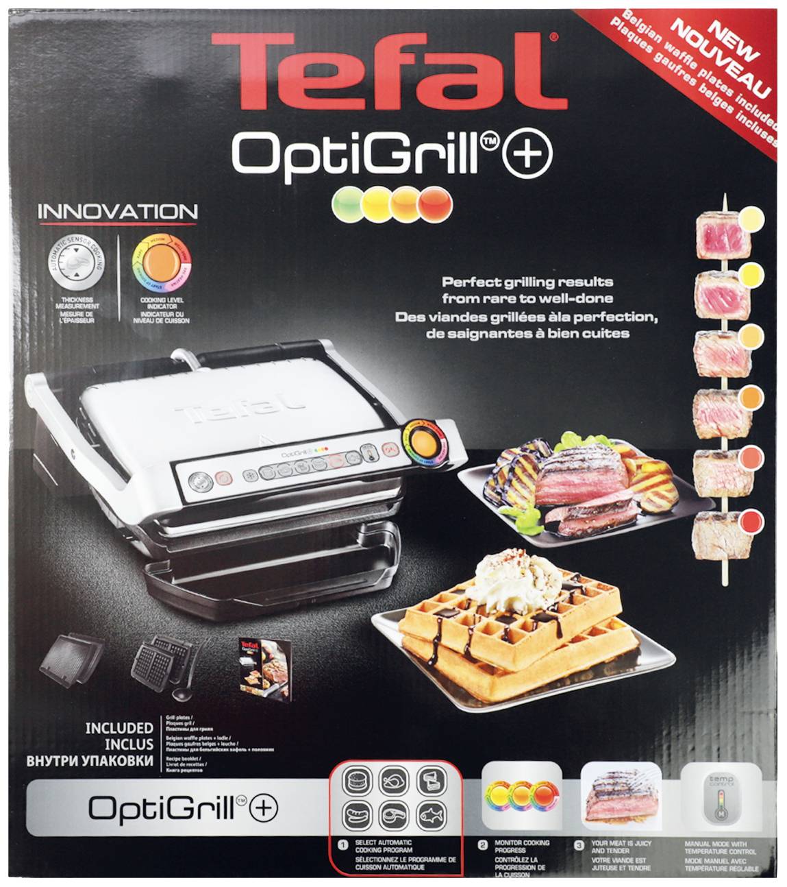 TEFAL OptiGrill+ GC716D12 - Grill - elektrisch - 600 qcm - Inox-2