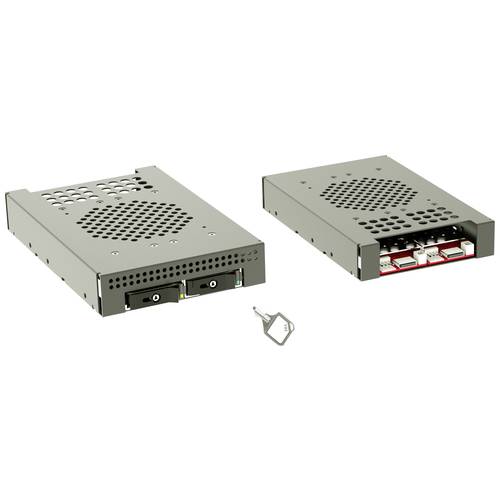 Thumbnail - JouJye JJ-GM3-102M2-Fr Slimline SAS(SFF-8654) 1x3.5 for 2xM.2 NVMe 3.5 Zoll Festplatten-Einbaurahmen SAS