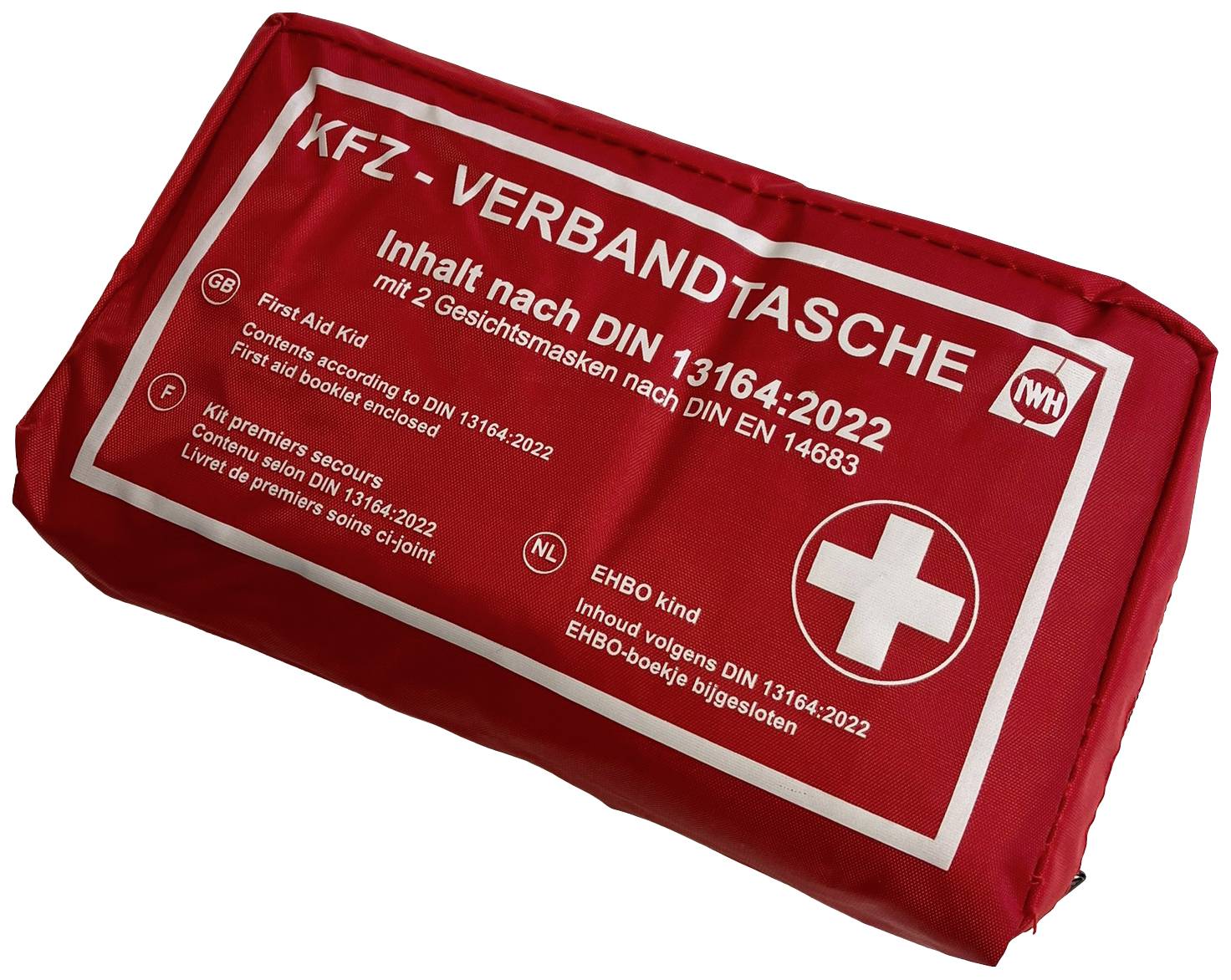IWH 023511 KFZ-Verbandtasche rot DIN 13164:2022 Verbandtasche Pkw kaufen