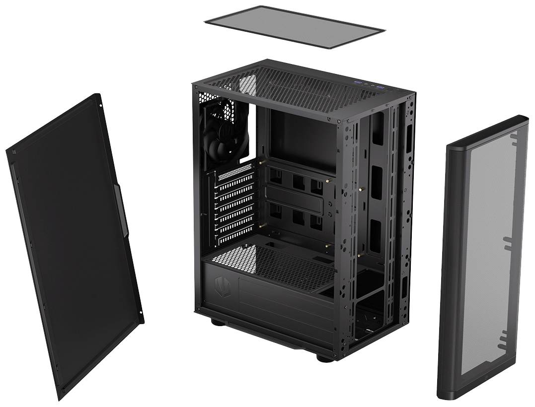 Ventum 200 Solid blackPC case-2