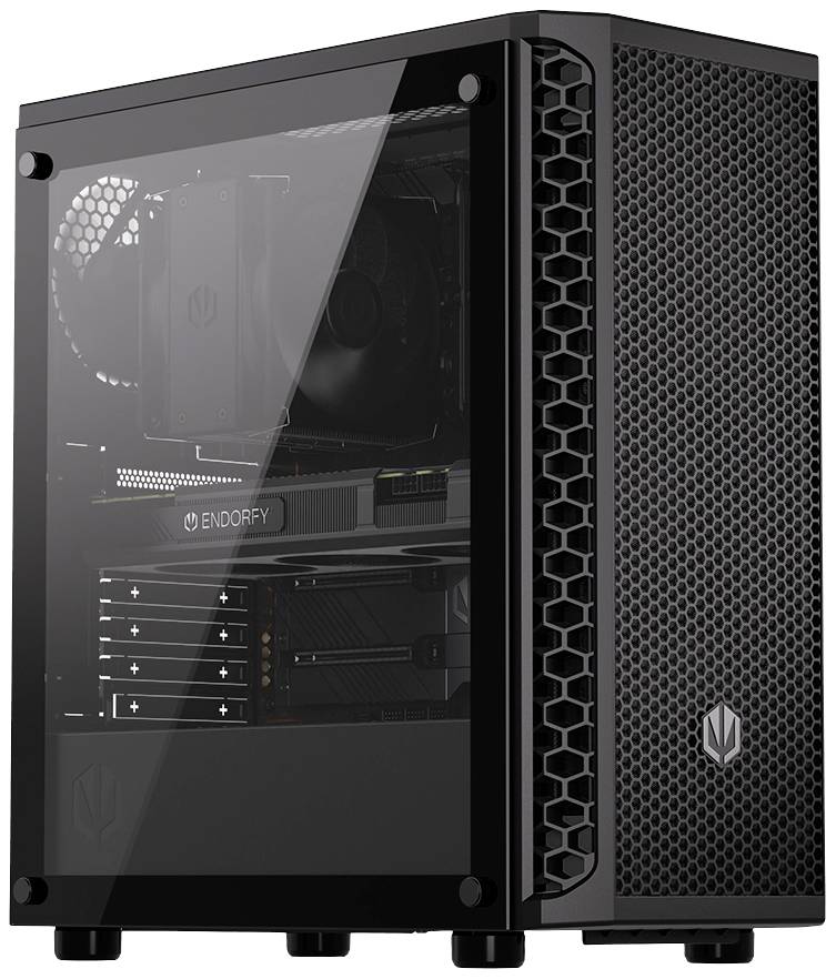 Endorfy signum 300 core - Mid tower - ATX - Seitenteil mit Fenster (gehärtetes Glas)-0
