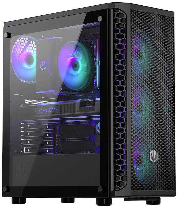 Endorfy Signum 300 ARGB - Mid tower - ATX - Seitenteil mit Fenster (gehärtetes Glas)