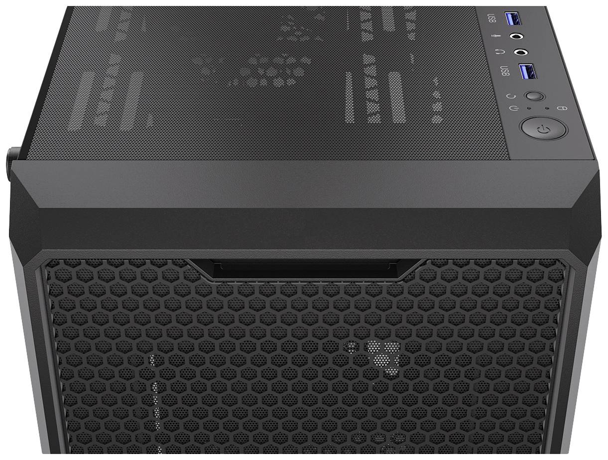 Endorfy Regnum 400 Air - PC-Gehäuse - ATX - Seitenteil mit Fenster (gehärtetes Glas)-13