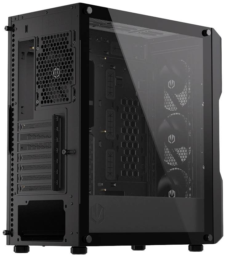 Endorfy Regnum 400 Air - PC-Gehäuse - ATX - Seitenteil mit Fenster (gehärtetes Glas)-17