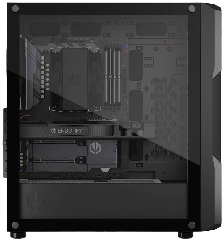 Endorfy Regnum 400 Air - PC-Gehäuse - ATX - Seitenteil mit Fenster (gehärtetes Glas)-23