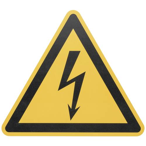 Thumbnail - Warnschild Hochspannung, Lebensgefahr 300 mm 1 St.