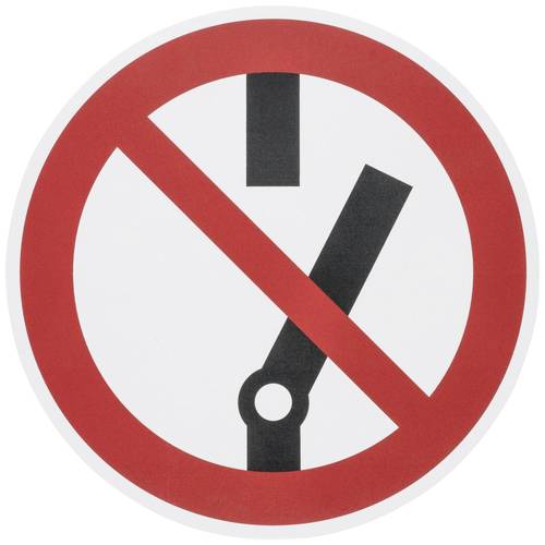 Warnschild Vorsicht - Nicht schaltend! 1 St.