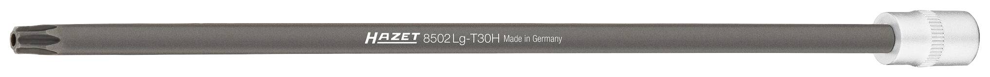 HAZET 8502LG-T30H Tamper Resistant Torx Schraubendrehereinsatz 1 Stück Vierkant, 1/4\" (6.3 mm