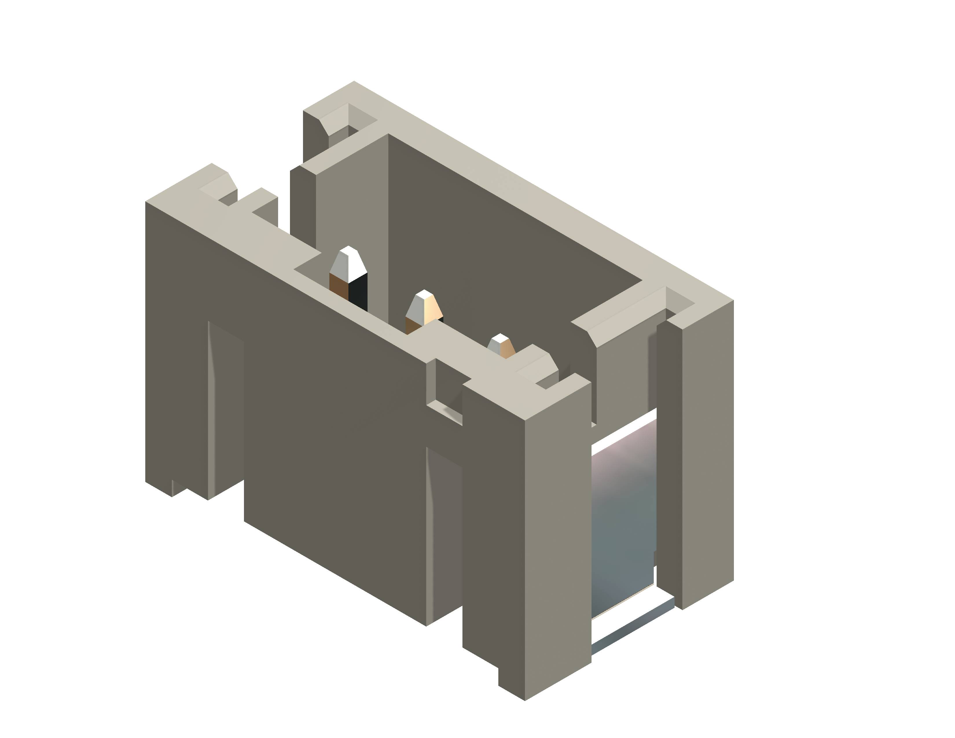 EDAC Stiftgehäuse-Platine Polzahl Gesamt 3 Rastermaß: 2 mm 140-503-417-011 1 St.