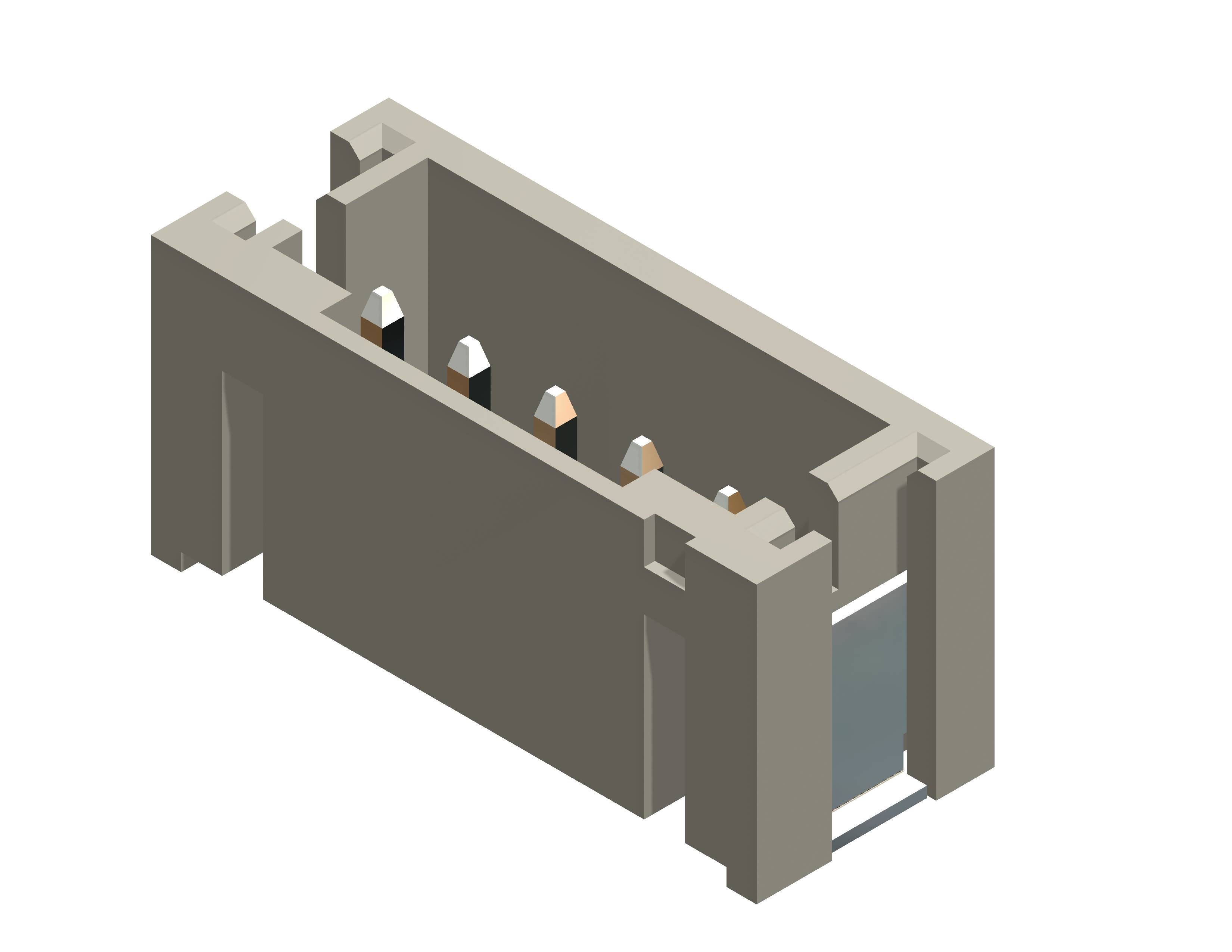 EDAC Stiftgehäuse-Platine Polzahl Gesamt 5 Rastermaß: 2 mm 140-505-417-011 1 St.