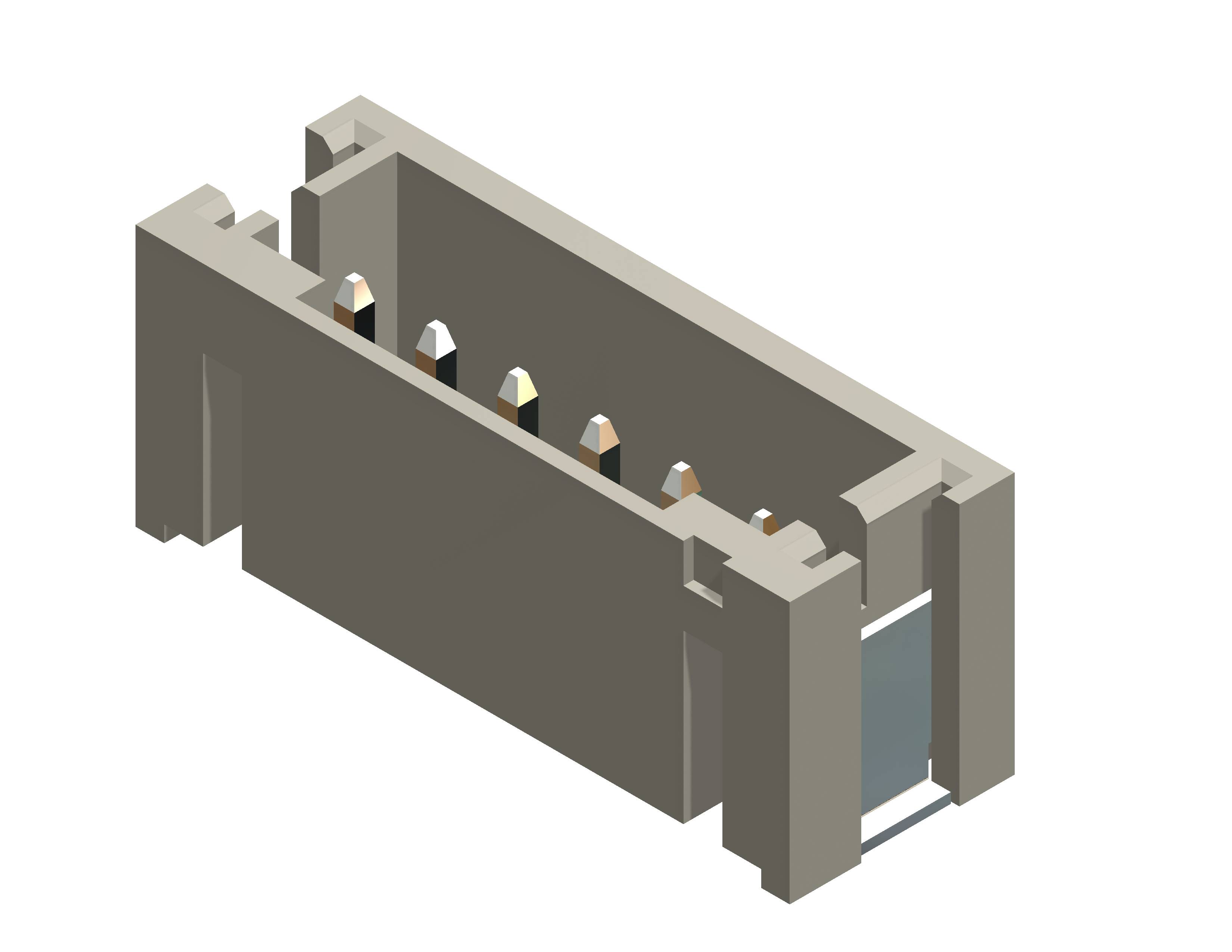 EDAC Stiftgehäuse-Platine Polzahl Gesamt 6 Rastermaß: 2 mm 140-506-417-011 1 St.