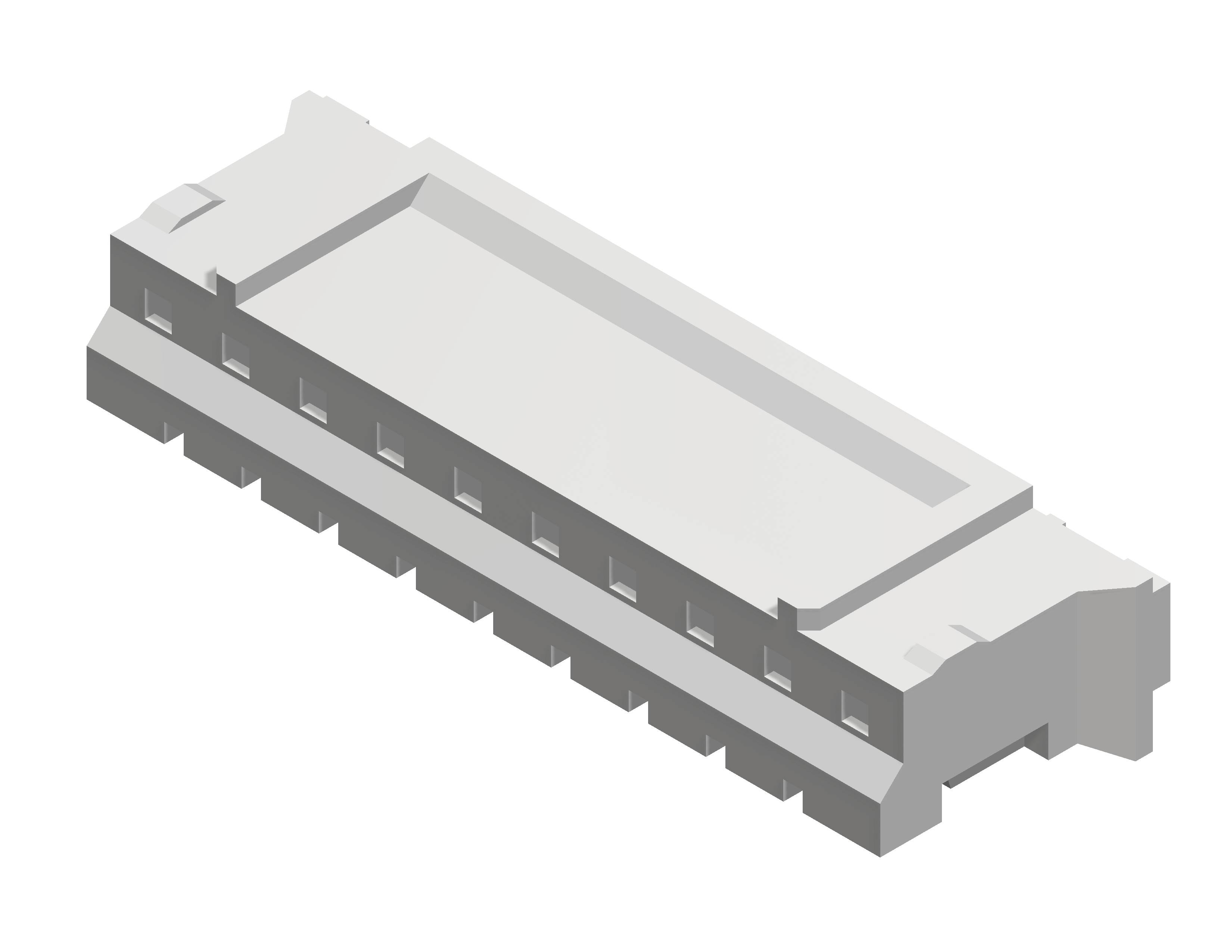 EDAC Buchsengehäuse-Kabel Polzahl Gesamt 10 Rastermaß: 2 mm 140-510-210-011 1 St.