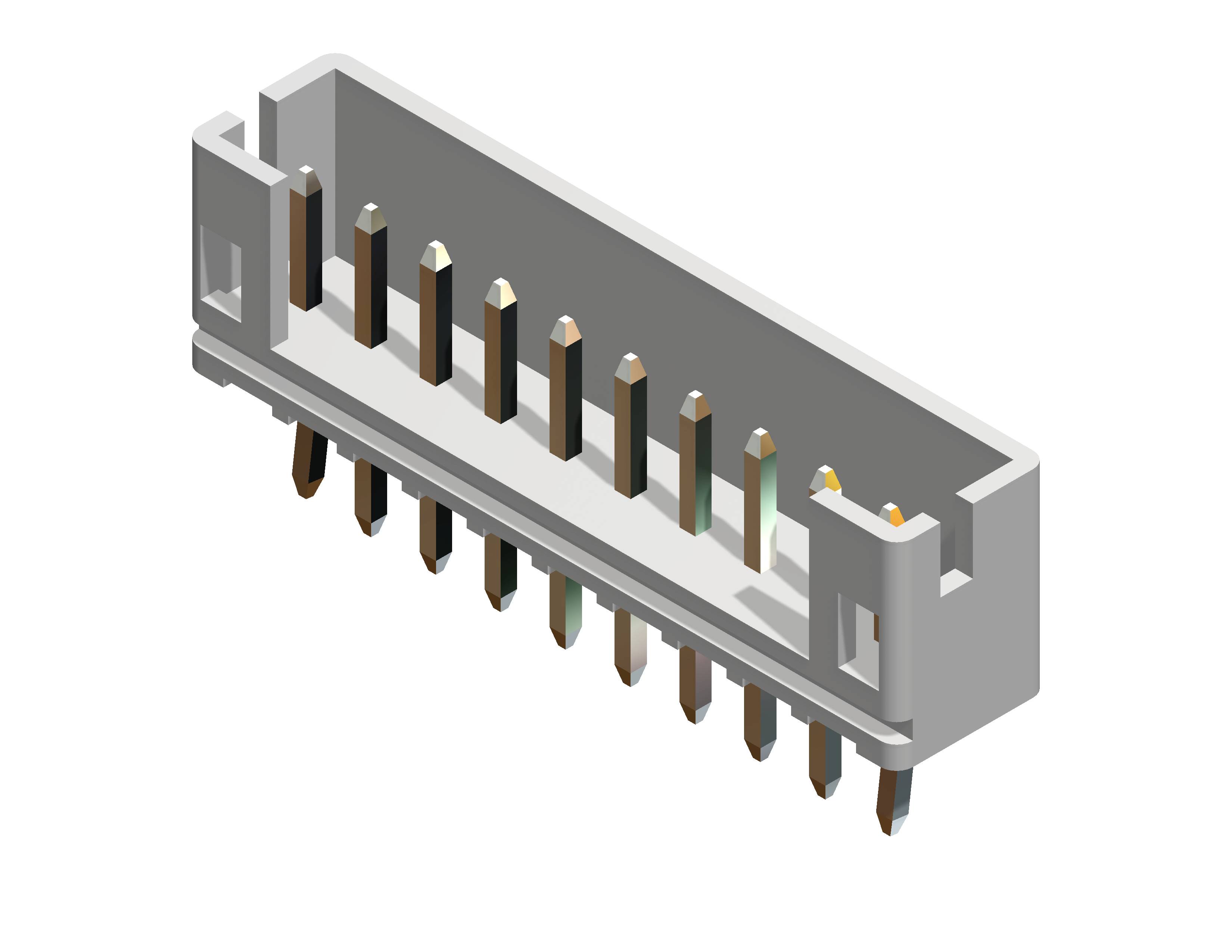 EDAC Stiftgehäuse-Platine Polzahl Gesamt 10 Rastermaß: 2 mm 140-510-415-001 1 St.