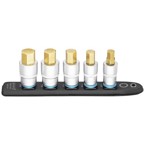 Thumbnail - Hazet 986G-SR/5 Innen-Sechskant Steckleiste 5teilig Vierkant, 1/2 (12.5 mm)