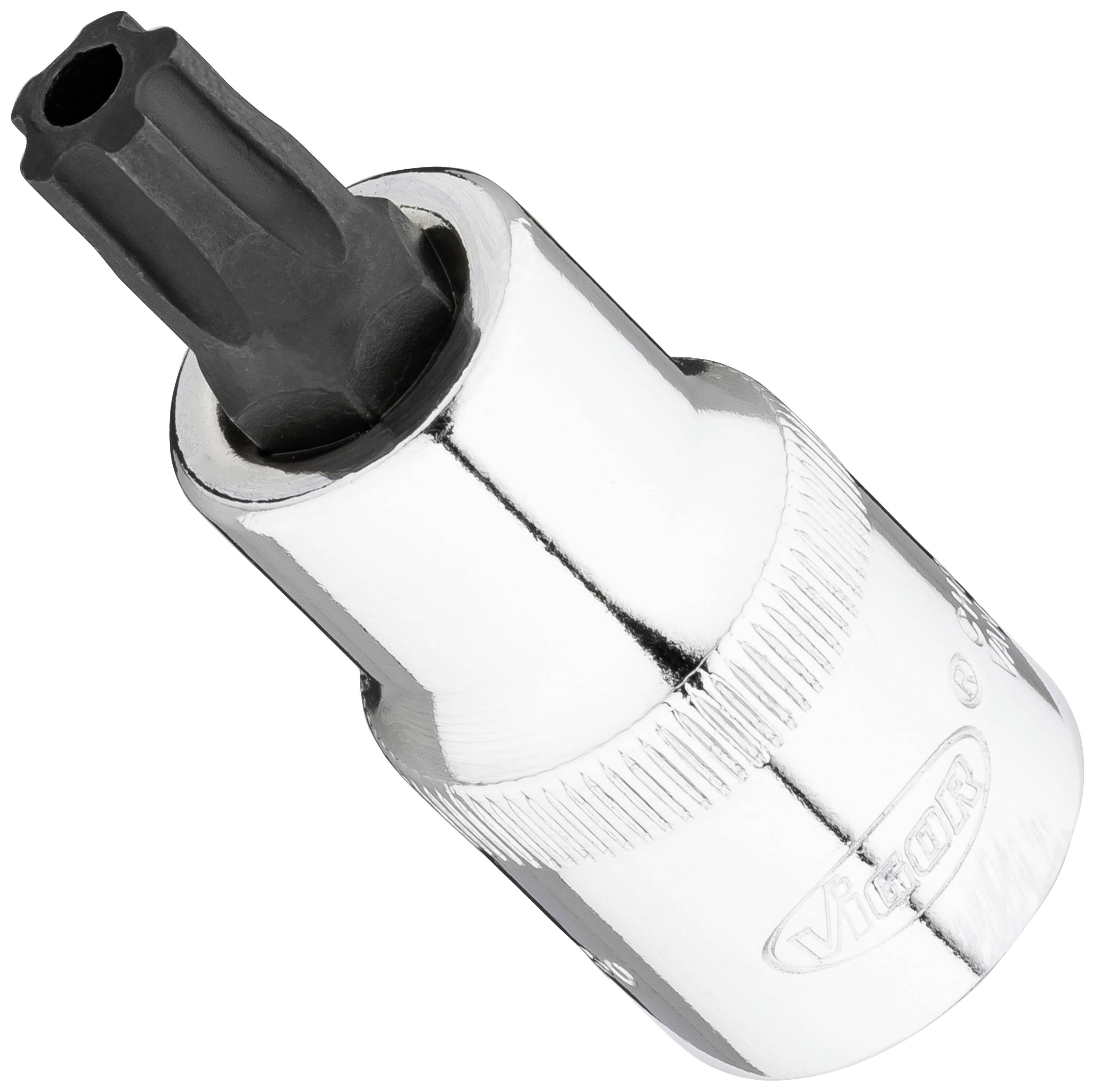 Thumbnail - Vigor V7055-IPR50 Innen-Fünfstern Schraubendrehereinsatz 1 Stück Vierkant, 1/2 (12.5 mm)