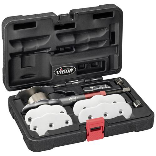 Vigor V7132N Bremskolben-Rückstellwerkzeug hydraulisch 8tlg.