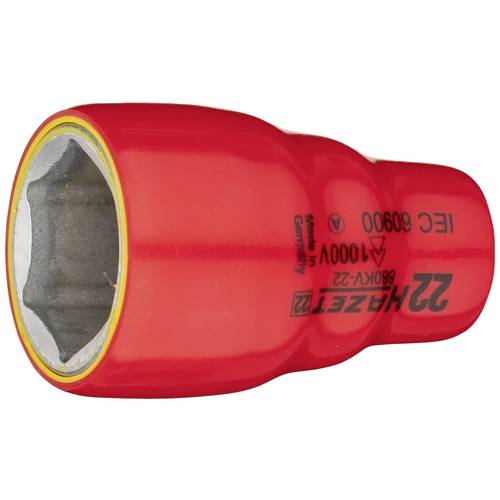 Steckschlüsseleinsatz 880KV-22, 3/8 ? 6-kant, SW 21 mm, schutzisoliert, HAZET
