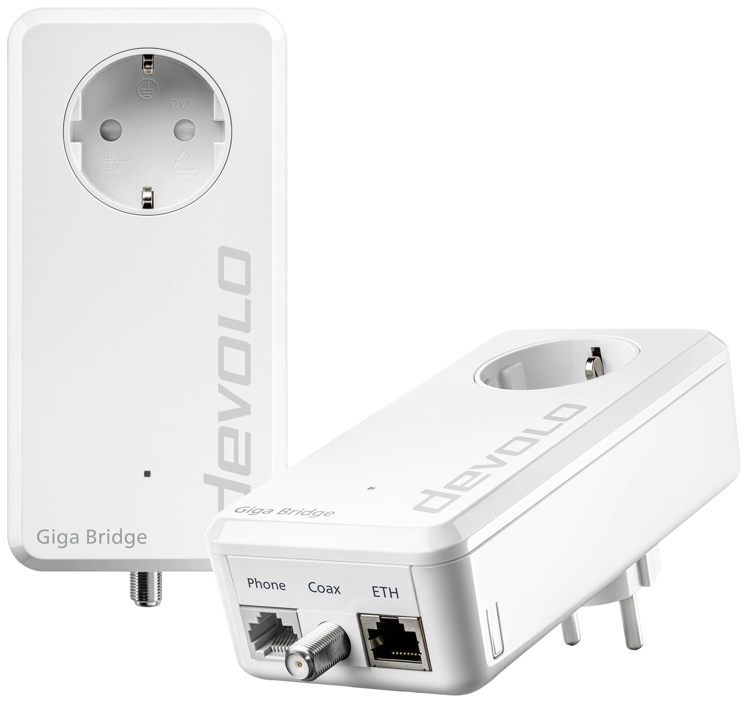 Devolo Adattatore Powerline Mini Compact WiFi Magic 1, ideale per il lavoro e lo streaming a distanza, presa francese : Devolo