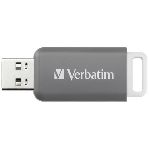 Thumbnail - Verbatim V DataBar USB 2.0 Drive USB-Stick 128 GB Grau 49456 USB-A (USB 2.0)