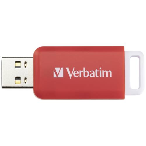 Verbatim V DataBar USB 2.0 Drive USB-Stick 16 GB Rot 49453 USB-A (USB 2.0)
