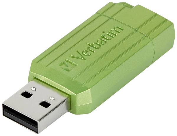 Verbatim USB DRIVE 2.0 PINSTRIPE USB-Stick  32 GB Eucalyptus, Grün 49958 USB-A (USB 2.0)