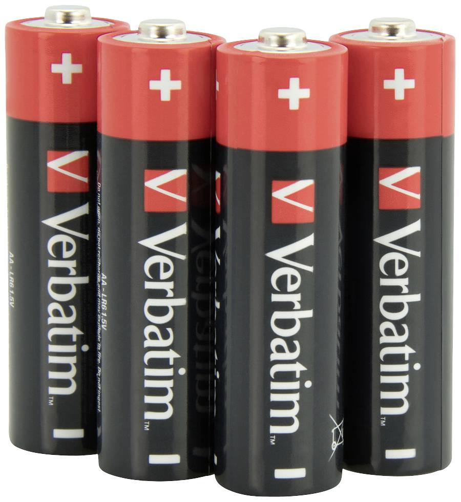 Verbatim Batterie Alkaline AA 4er Pack