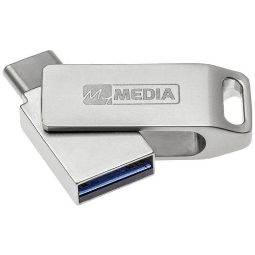 MyMEDIA My Dual USB 3.2 Gen 1 /USB C Drive 16GB USB-Stick 16 GB Silber 69268 USB-A (USB 3.2 Gen 1), USB-C®