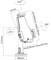 Illustration eines verstellbaren Handyhalters mit Maßen: Höhe 215mm, Breite 86mm. Winkel einstellbar: +70° nach oben, 330° seitlich, 360° Drehung. Maximale Auszugshöhe 270mm, minimale 196mm.