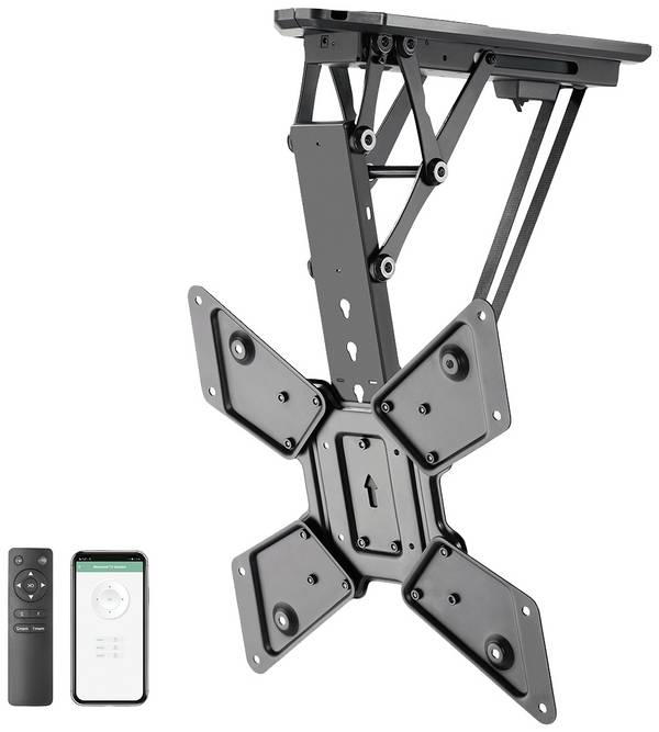 My Wall HL43ML TV-Deckenhalterung 58,4 cm (23") - 139,7 cm (55") App-Steuerung, Deckenhalter, elektrisch motorisiert, Motorisiert, Neigbar, Schwenkbar Mit Fernbedienung