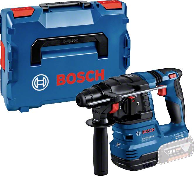 Bosch Professional GBH 18V-22 SDS-Plus-Borrhammare batteri 18 V Li-Ion exkl. batteri/laddare, Utan laddare, inkl. väska