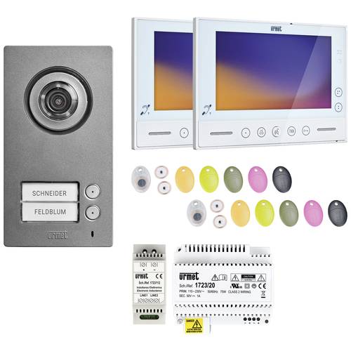 Urmet SET 1723/96 Video-Türsprechanlage Komplett-Set