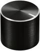 TRU COMPONENTS TC-11613864 Drehknopf mit Knopfmarkierung Schwarz (Ø x H) 15 mm x 13 mm Aluminium, Plastik 1 St.