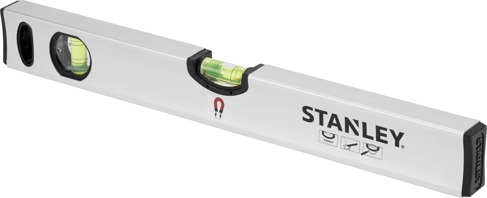 STANLEY STHT1-43110 Wasserwaage mit Magnet 500 cm 0.5 mm/m