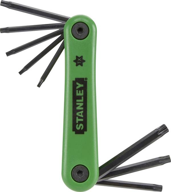 STANLEY  TORX Winkelschraubendreher-Set   T 9, T 10, T 15, T 20, T 25, T 27, T 30, T 40 8teilig