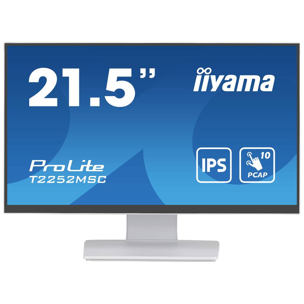 Iiyama 21,5 WHITE Bonded PCAP Touchscreen monitor Energielabel: C (A G) 54.6 cm (21.5 inch) 1920 x 1