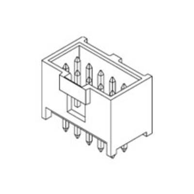Molex Einbau-Stiftleiste (Standard)    901301244 1 St. Tray