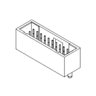 Molex Einbau-Stiftleiste (Standard)    713492074 1 St. Tube