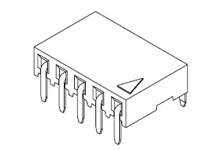 MOLEX Einbau-Buchsenleiste (Standard) 901481212 1 St. Tube