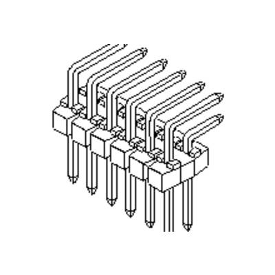 Molex Einbau-Stiftleiste (Standard)    901220132 1 St. Tray