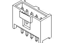 MOLEX Einbau-Stiftleiste (Standard) 901361305 1 St. Tray