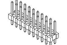 MOLEX Einbau-Stiftleiste (Standard) 10897162 1 St. Bag