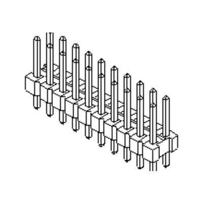 Molex Einbau-Stiftleiste (Standard)    10897181 1 St. Bulk